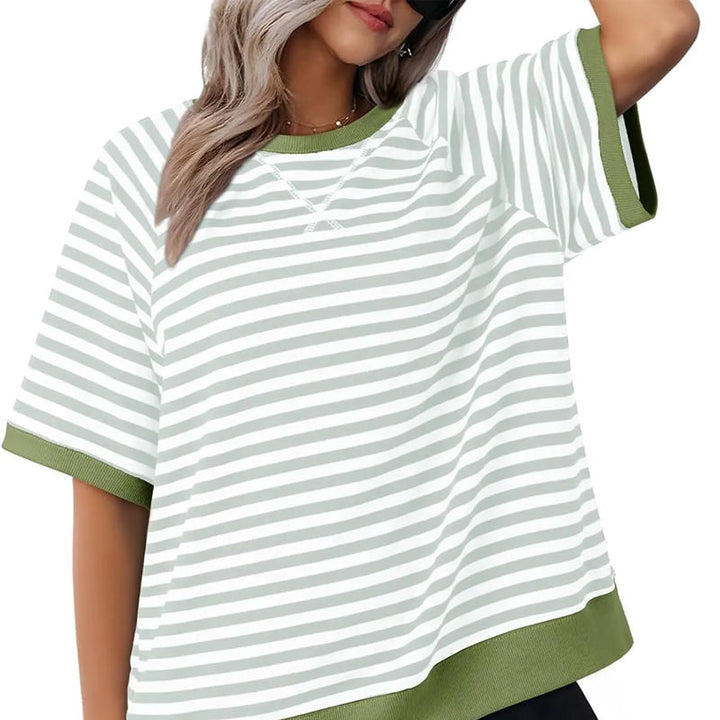 Drune | Casua Gestreiftes T-Shirt