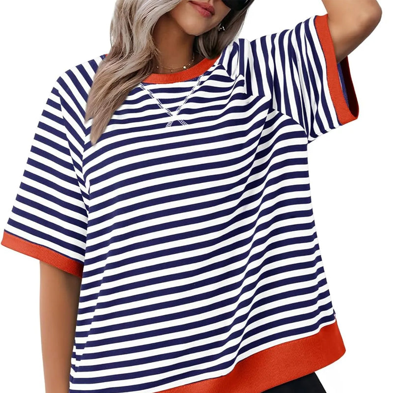 Drune | Casua Gestreiftes T-Shirt