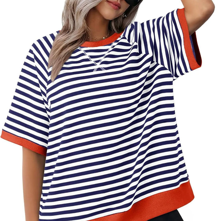 Drune | Casua Gestreiftes T-Shirt
