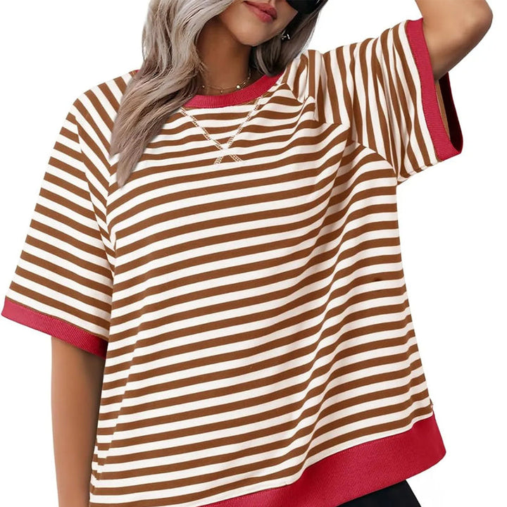 Drune | Casua Gestreiftes T-Shirt