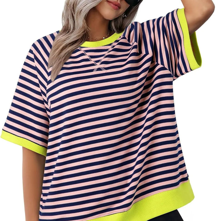 Drune | Casua Gestreiftes T-Shirt