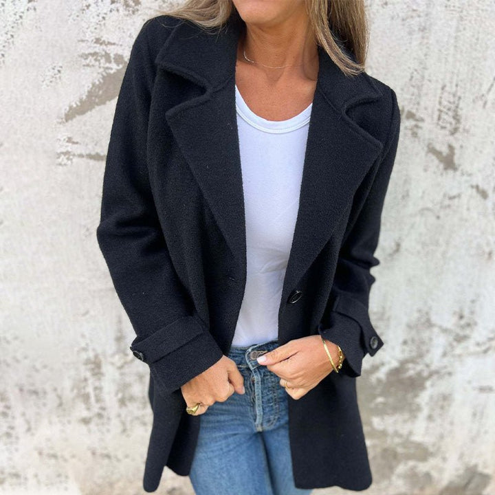 Drune | Wolle-Blend Blazer Mantel - Relaxed Fit - Minimalistisch Schick - Herbst & Winter Schicht