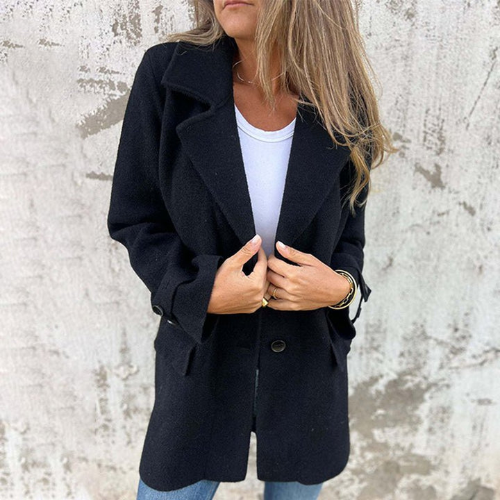 Drune | Wolle-Blend Blazer Mantel - Relaxed Fit - Minimalistisch Schick - Herbst & Winter Schicht