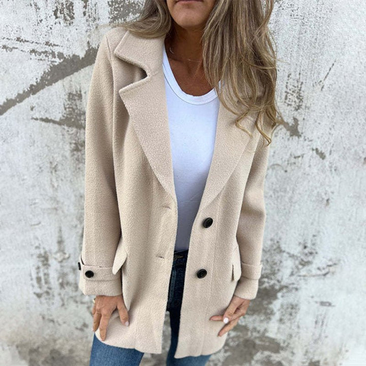 Drune | Wolle-Blend Blazer Mantel - Relaxed Fit - Minimalistisch Schick - Herbst & Winter Schicht