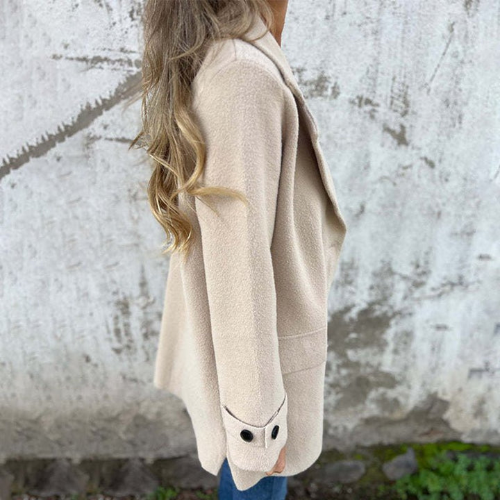Drune | Wolle-Blend Blazer Mantel - Relaxed Fit - Minimalistisch Schick - Herbst & Winter Schicht