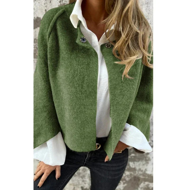 Drune | gemütliche cropped Jacke für Damen