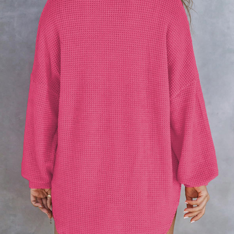 Drune | Lässiges Waffelstrickhemd