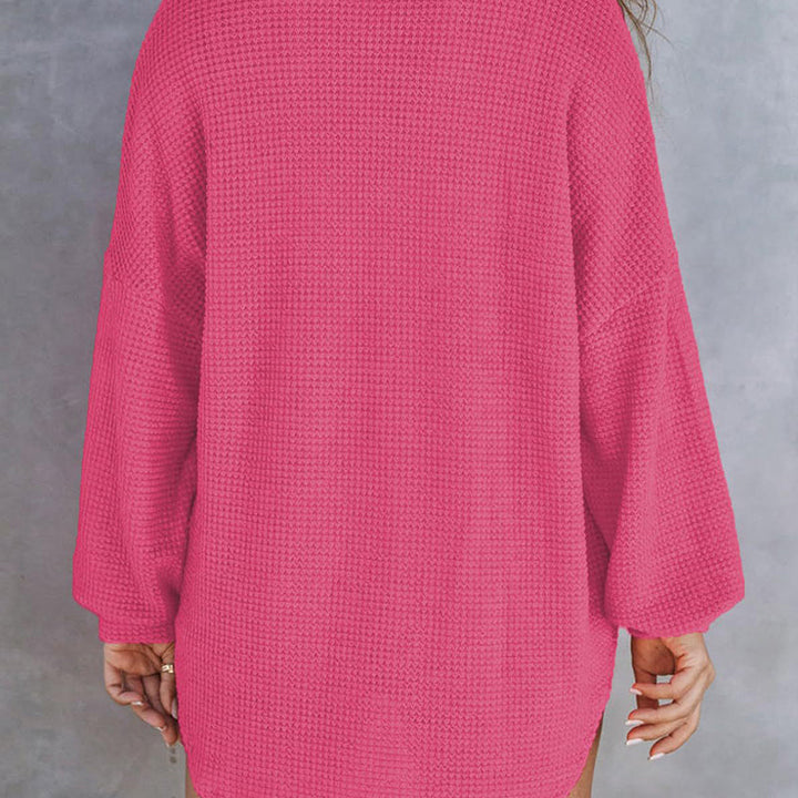 Drune | Lässiges Waffelstrickhemd