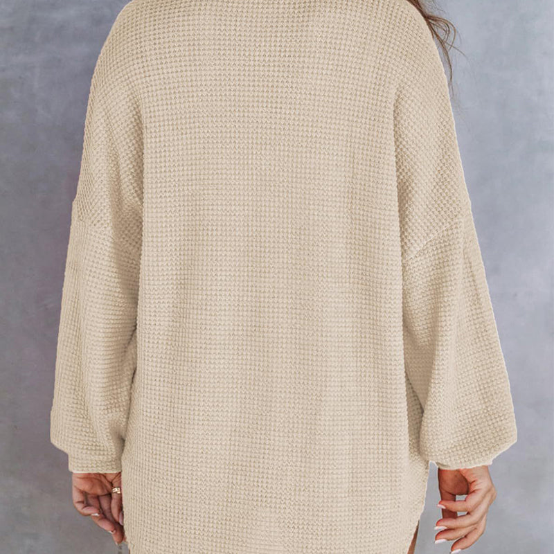 Drune | Lässiges Waffelstrickhemd