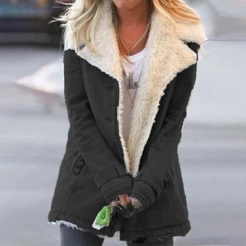 Drune | Winterjacke mit Reverskragen für Damen
