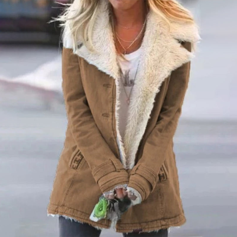Drune | Winterjacke mit Reverskragen für Damen