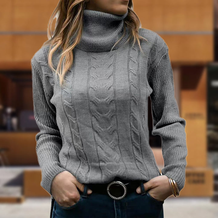 Drune | Stilvolle Damen Rollkragenpullover mit Langen Ärmeln