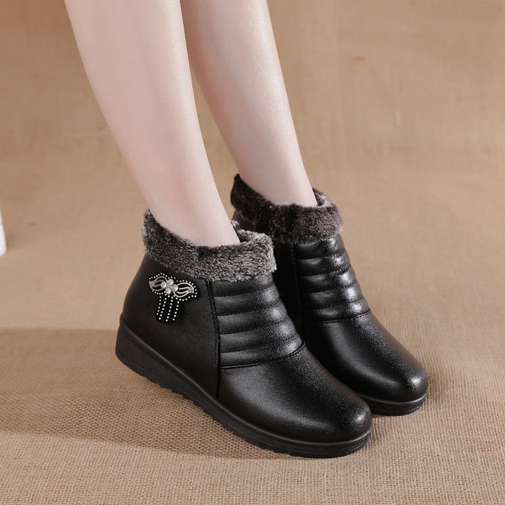 Drune | Trendy Warme Kunstfell Winterstiefel für Frauen