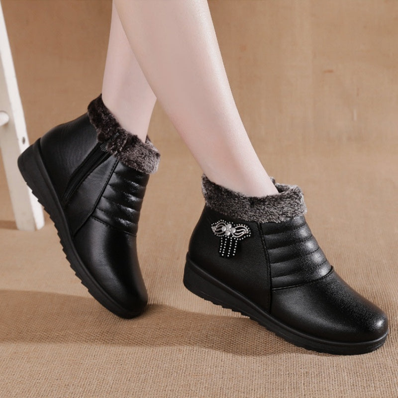 Drune | Trendy Warme Kunstfell Winterstiefel für Frauen
