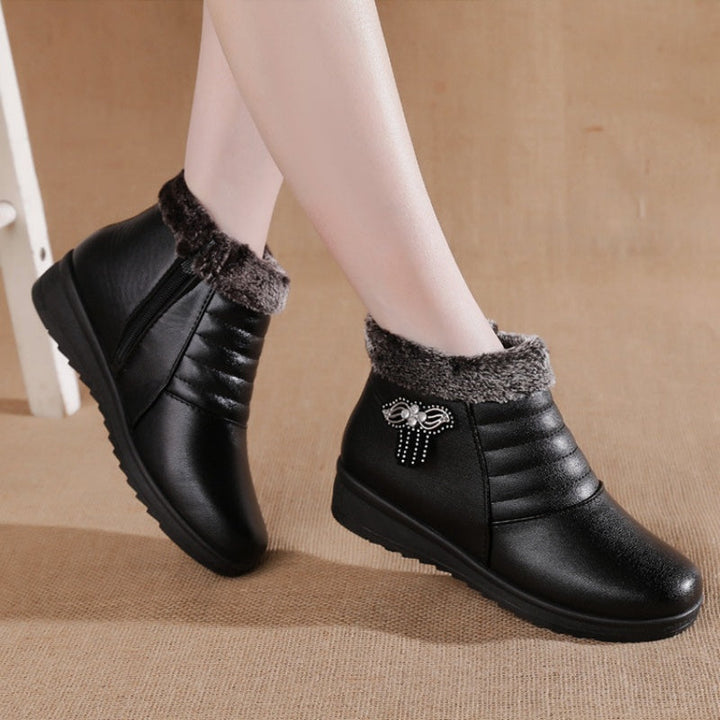 Drune | Trendy Warme Kunstfell Winterstiefel für Frauen