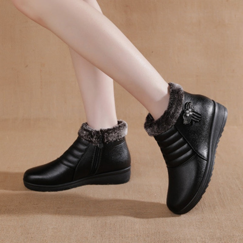 Drune | Trendy Warme Kunstfell Winterstiefel für Frauen