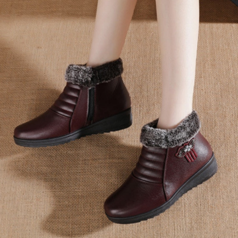 Drune | Trendy Warme Kunstfell Winterstiefel für Frauen