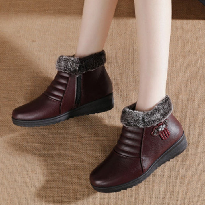 Drune | Trendy Warme Kunstfell Winterstiefel für Frauen