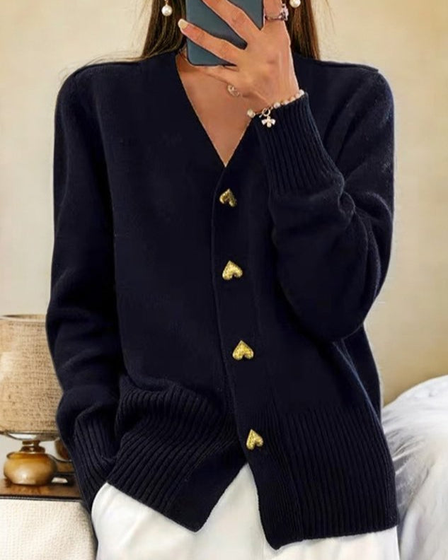 Drune | Damen Übergroßer Strickcardigan