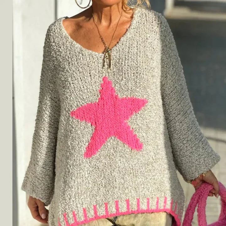 Drune | V-Ausschnitt Strickpullover