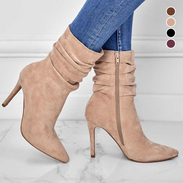 Drune | Elegante Ankle Boots mit Hohem Absatz