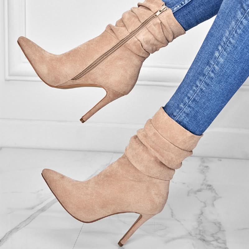 Drune | Elegante Ankle Boots mit Hohem Absatz