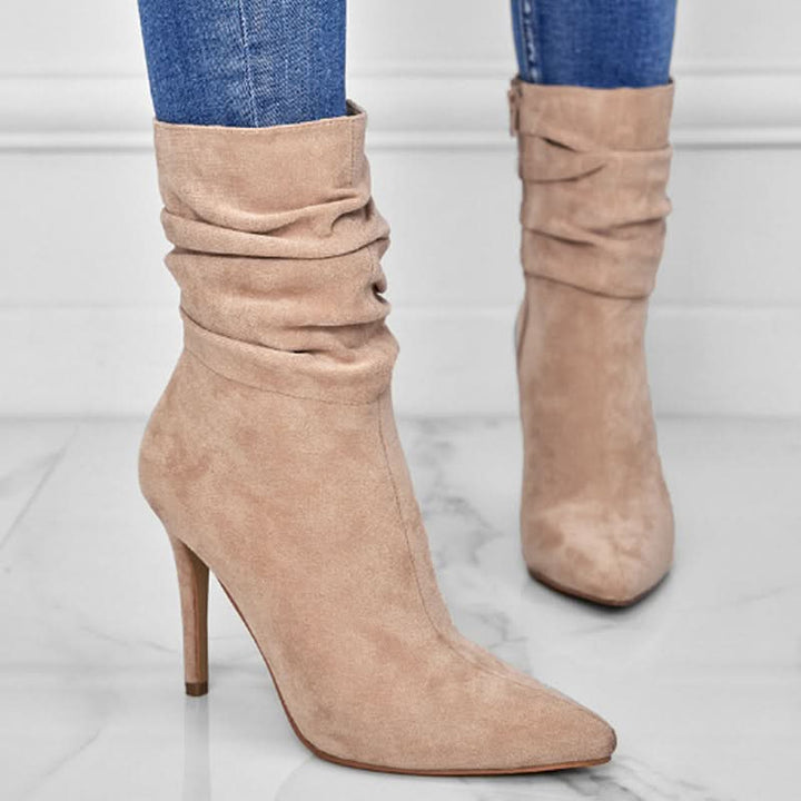 Drune | Elegante Ankle Boots mit Hohem Absatz
