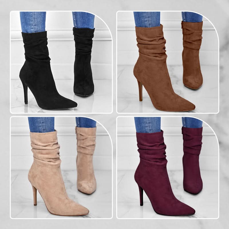 Drune | Elegante Ankle Boots mit Hohem Absatz