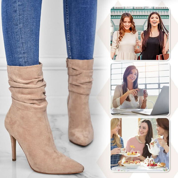 Drune | Elegante Ankle Boots mit Hohem Absatz