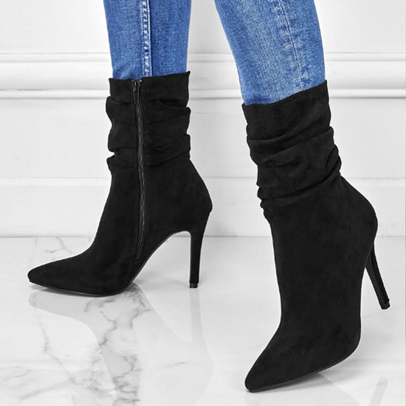 Drune | Elegante Ankle Boots mit Hohem Absatz