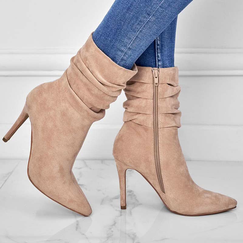 Drune | Elegante Ankle Boots mit Hohem Absatz