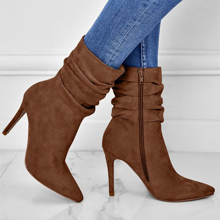 Drune | Elegante Ankle Boots mit Hohem Absatz