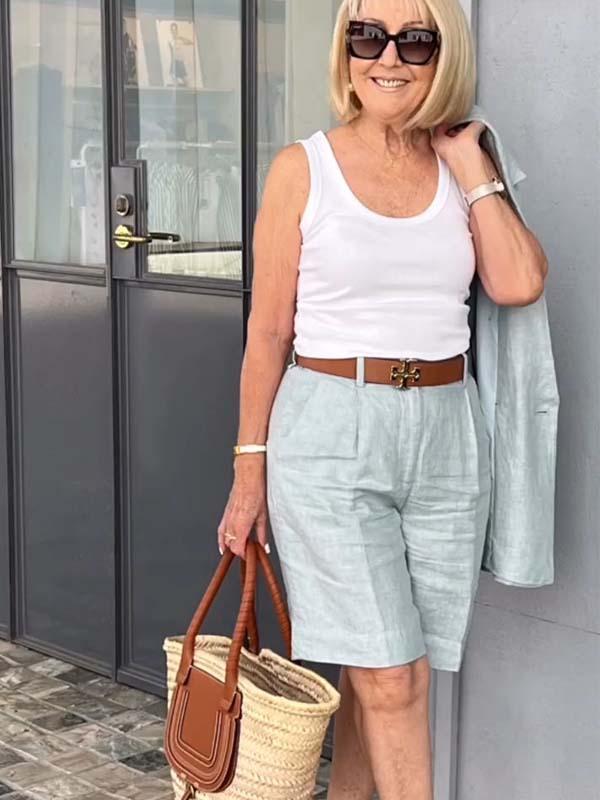 Drune | Luftiges Satz Aus Geblümter Jacke & Shorts
