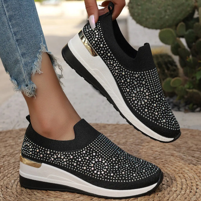 Lässige Slip-On Mesh-Sneaker für Frauen Drune Drune