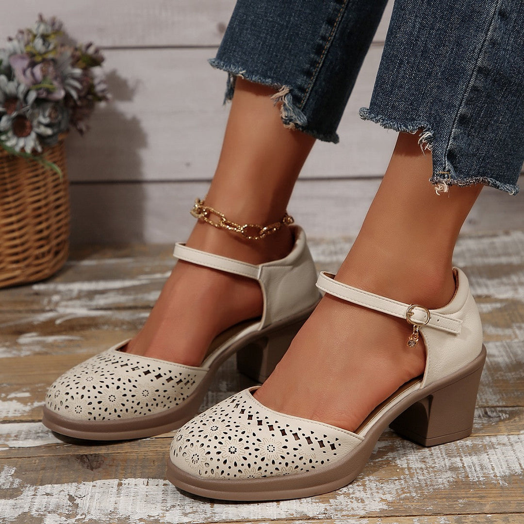 Stilvolle Retro-Sandalen aus Mesh für Frauen Drune Drune