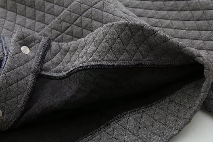 Drune | Frühling Übergröße Karierte Strickjacke