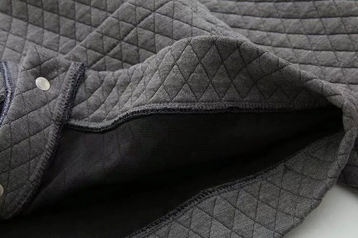 Drune | Frühling Übergröße Karierte Strickjacke