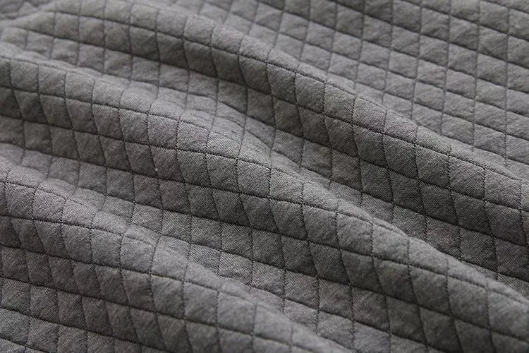 Drune | Frühling Übergröße Karierte Strickjacke