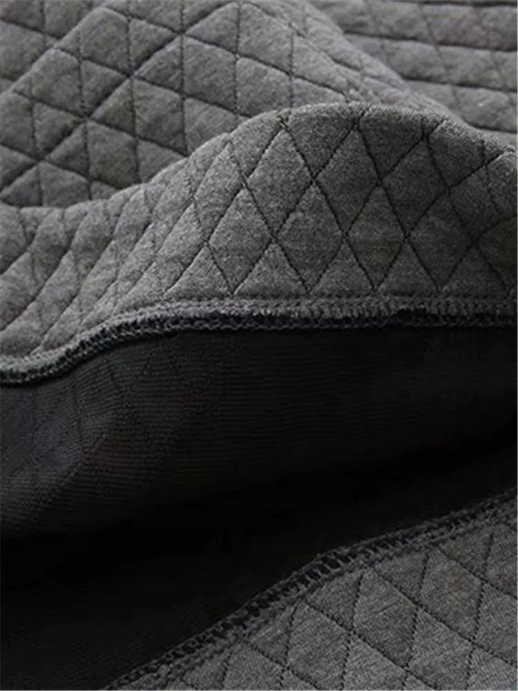 Drune | Frühling Übergröße Karierte Strickjacke