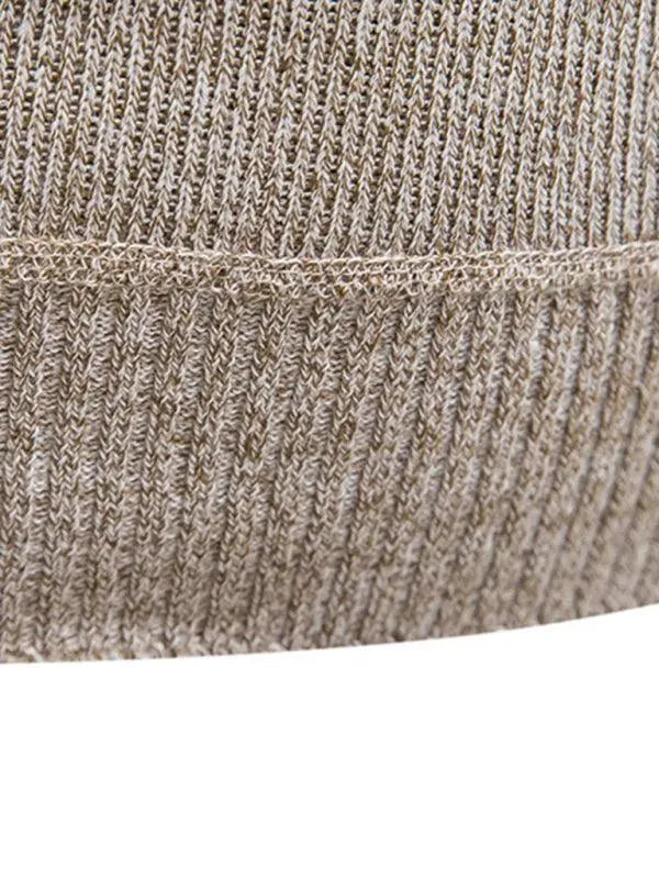 Drune | Patchwork Reißverschluss Männer Rollkragenpullover