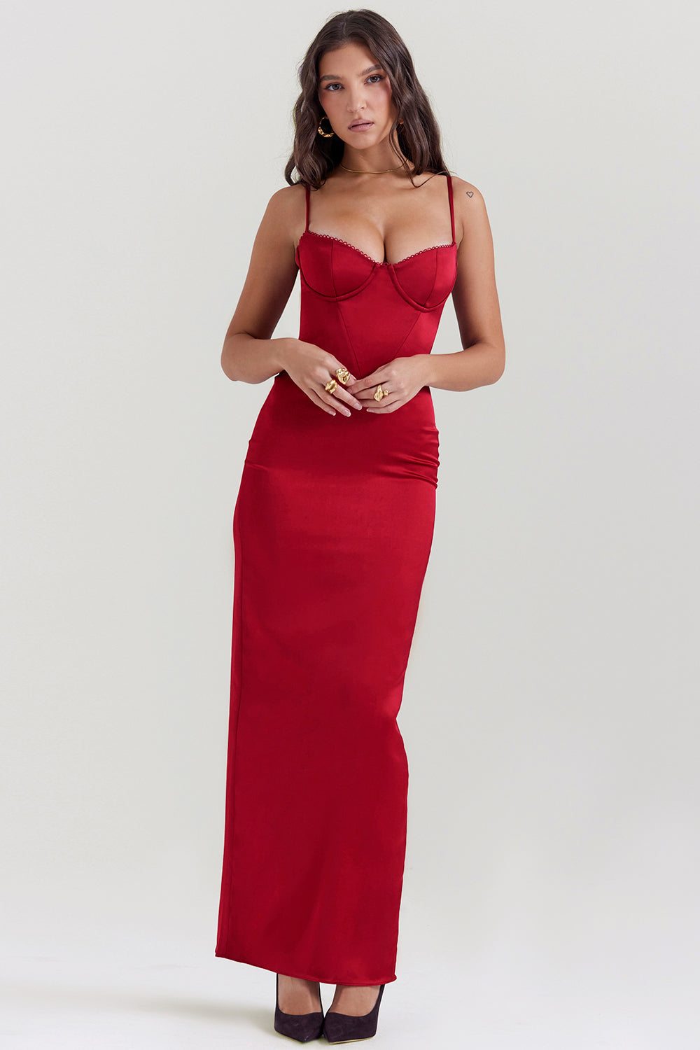 Drune | Korsett Maxi Kleid