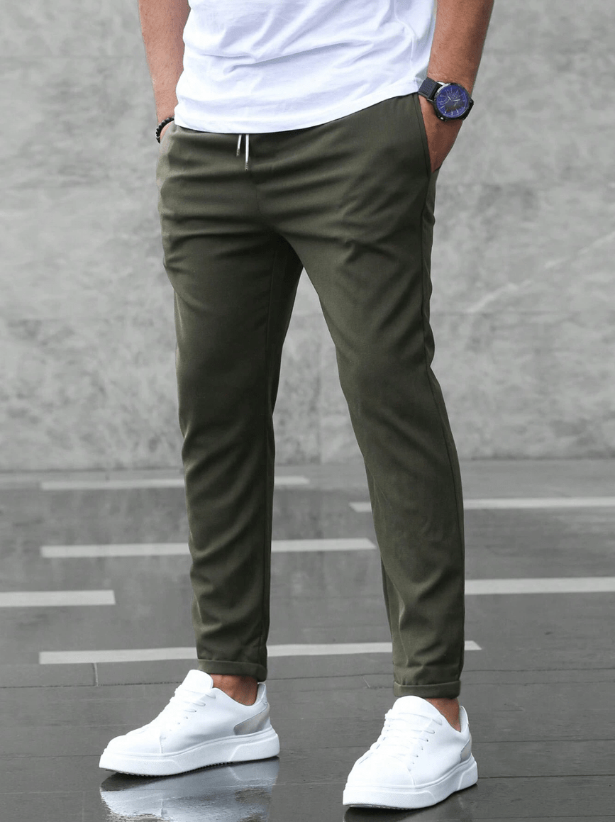 Drune | Moderne Stretch Hose Herren Hose