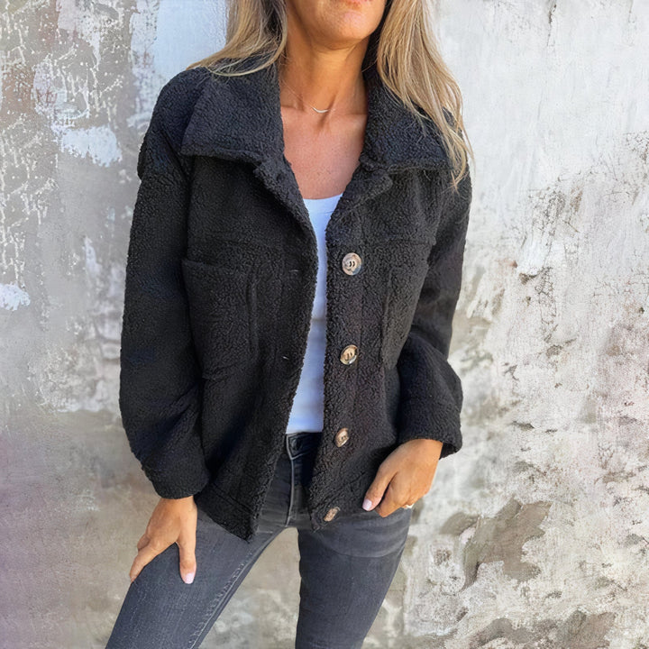 Drune | Damenjacke aus weichem Teddy-Material