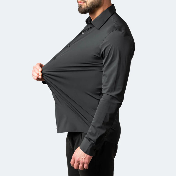 Drune | Levi Stretch Comfort Knitterfreies Hemd