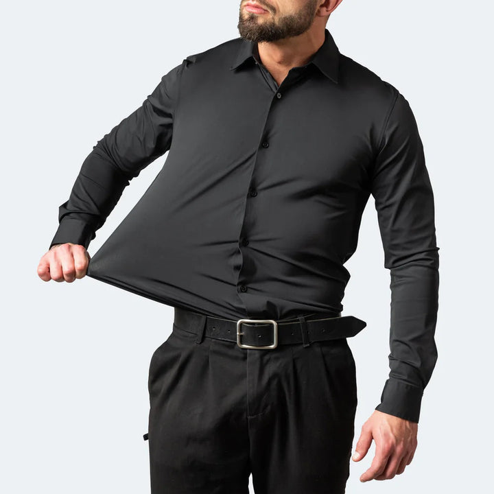 Drune | Levi Stretch Comfort Knitterfreies Hemd