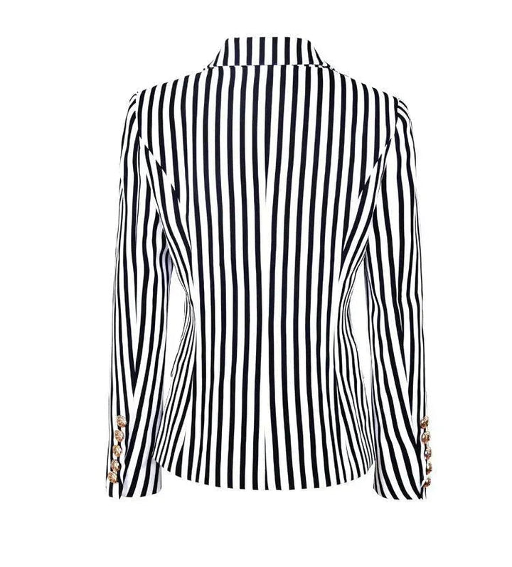 Drune | Gestreifter Blazer Damen - Lässig - Gestreift-Pinstripe