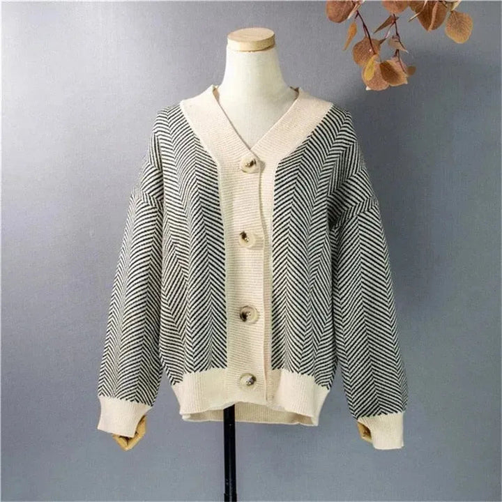 Drune | Übergröße Damen Strickjacke