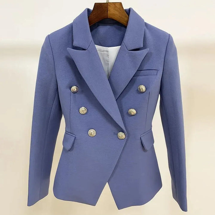 Drune | Stylischer Doppelreihiger Blazer Damen - Lässig - Unifarben
