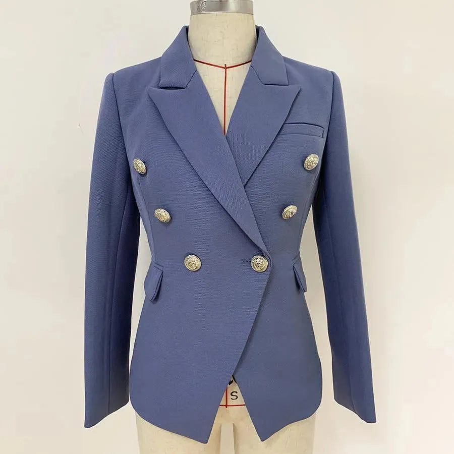 Drune | Stylischer Doppelreihiger Blazer Damen - Lässig - Unifarben