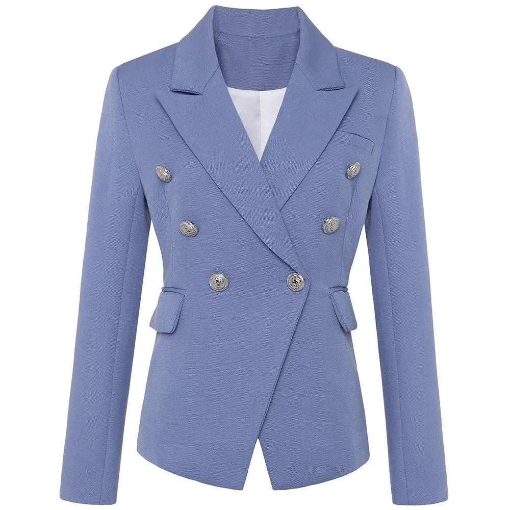 Drune | Stylischer Doppelreihiger Blazer Damen - Lässig - Unifarben